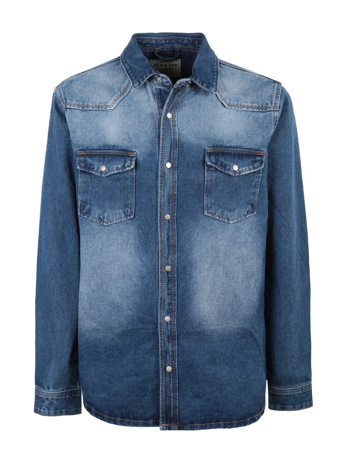 Max Tre Camicia uomo in jeans