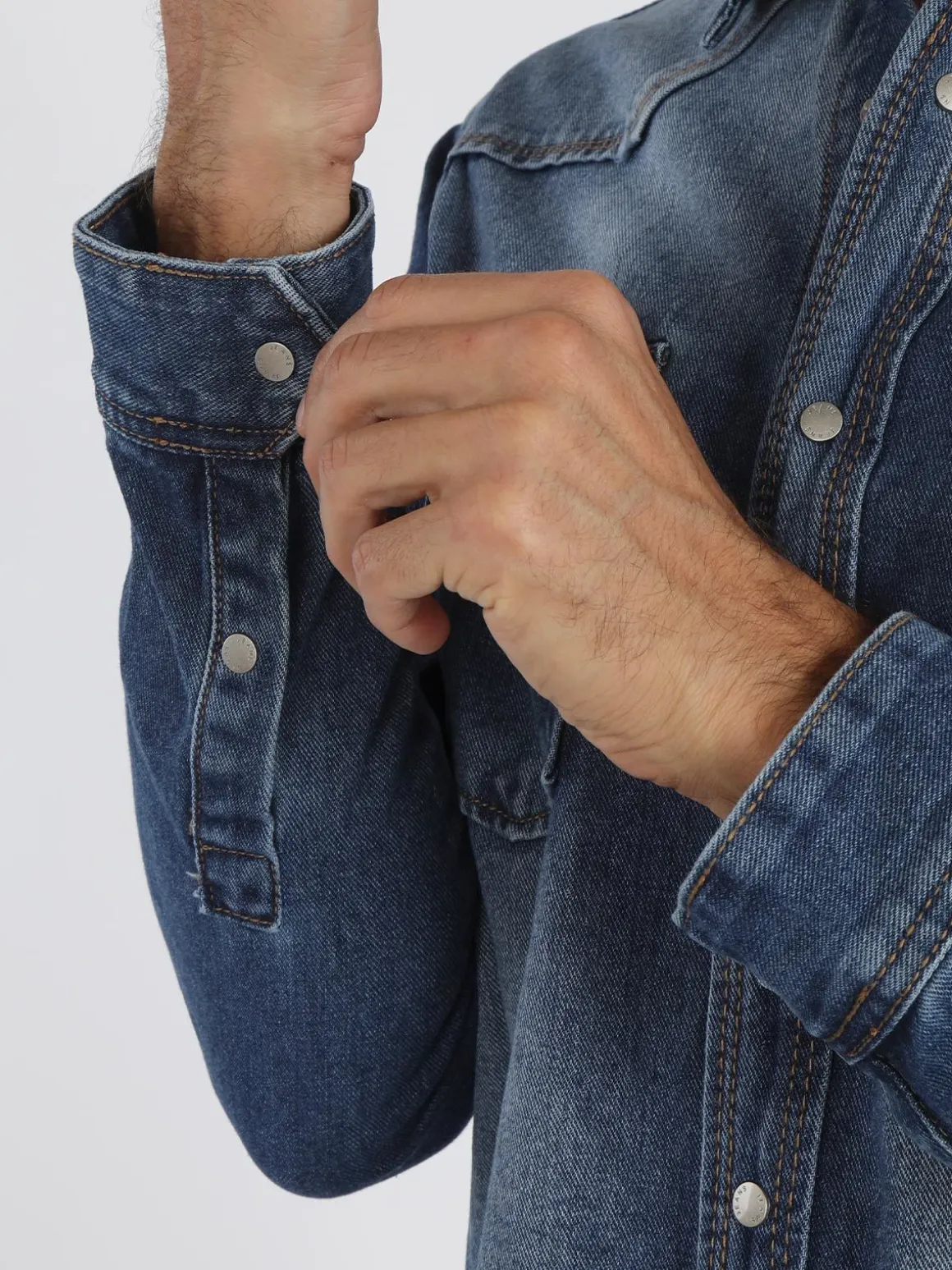 Max Tre Camicia uomo in jeans
