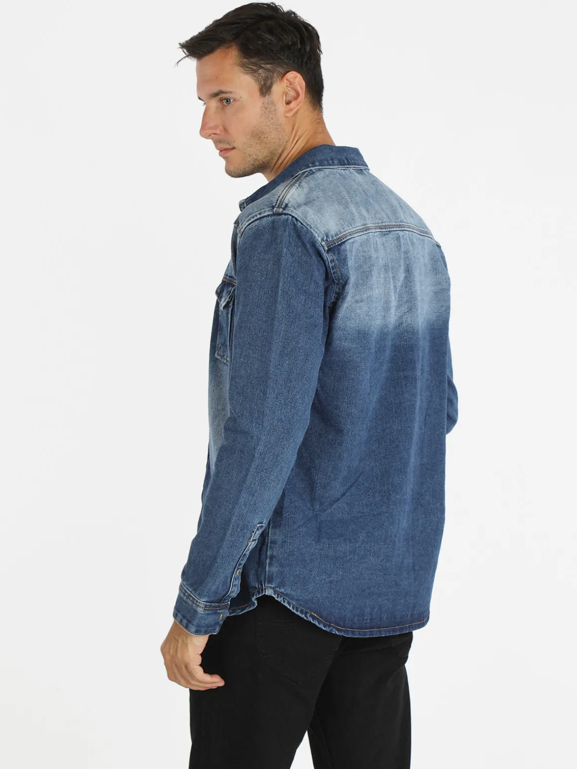 Max Tre Camicia uomo in jeans