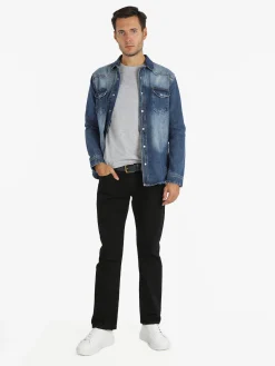 Max Tre Camicia uomo in jeans