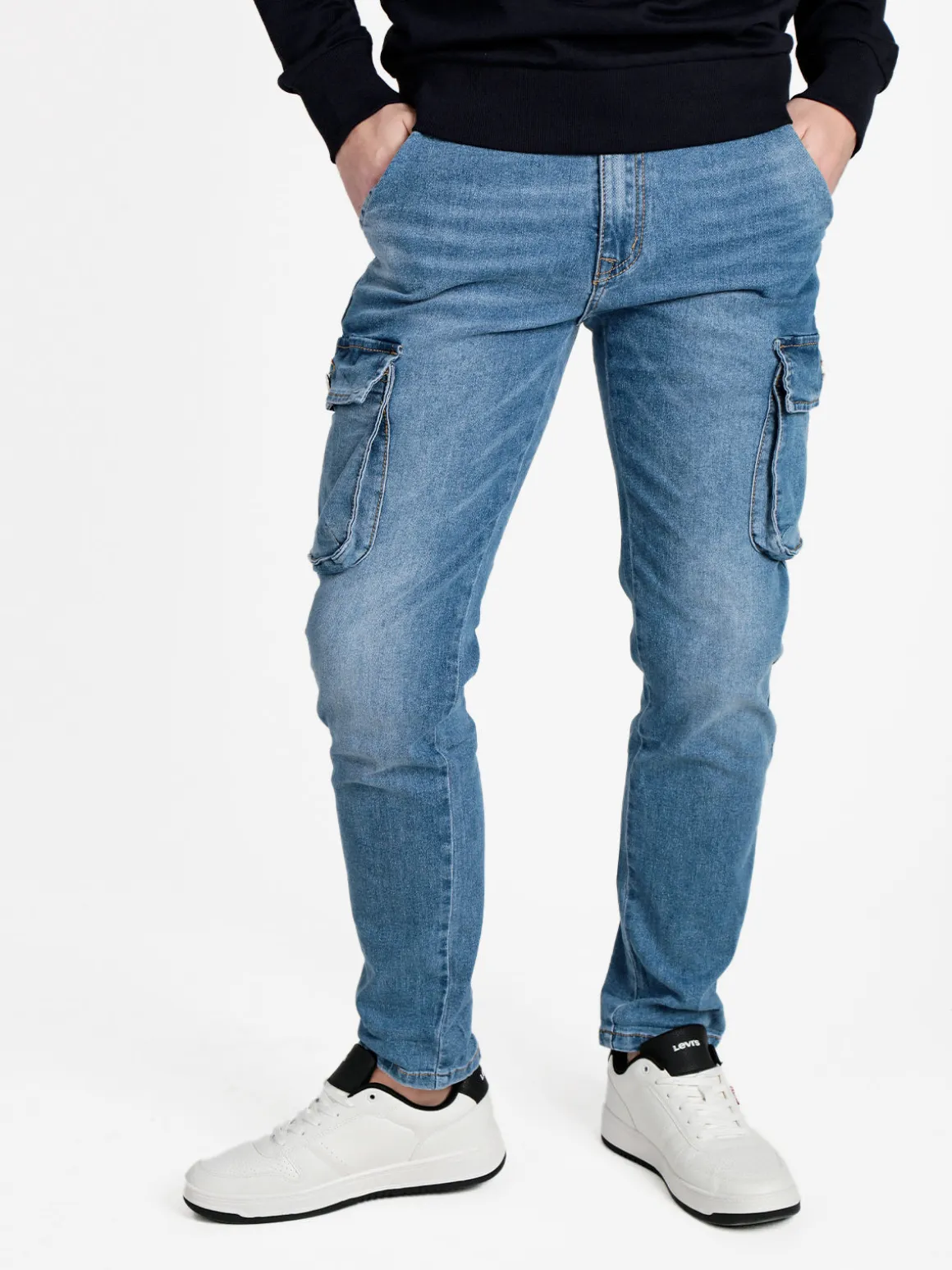 Max Tre Jeans cargo da uomo