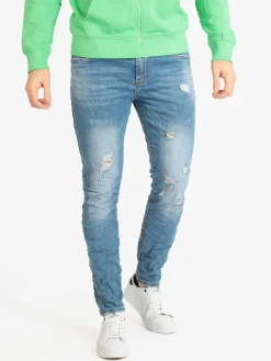 Max Tre Jeans con strappi da uomo