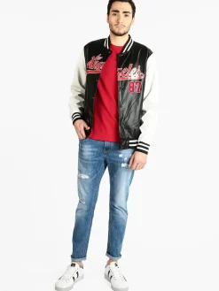 Max Tre Jeans con strappi da uomo