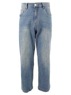 Max Tre Jeans da uomo a gamba larga