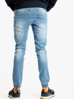 Max Tre Jeans da uomo con elastico