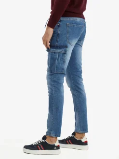 Max Tre Jeans da uomo slim fit con tasconi