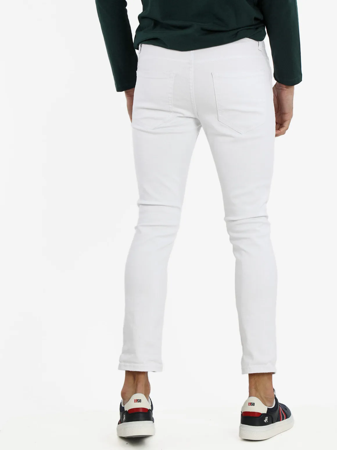 Max Tre Jeans slim fit uomo con strappi