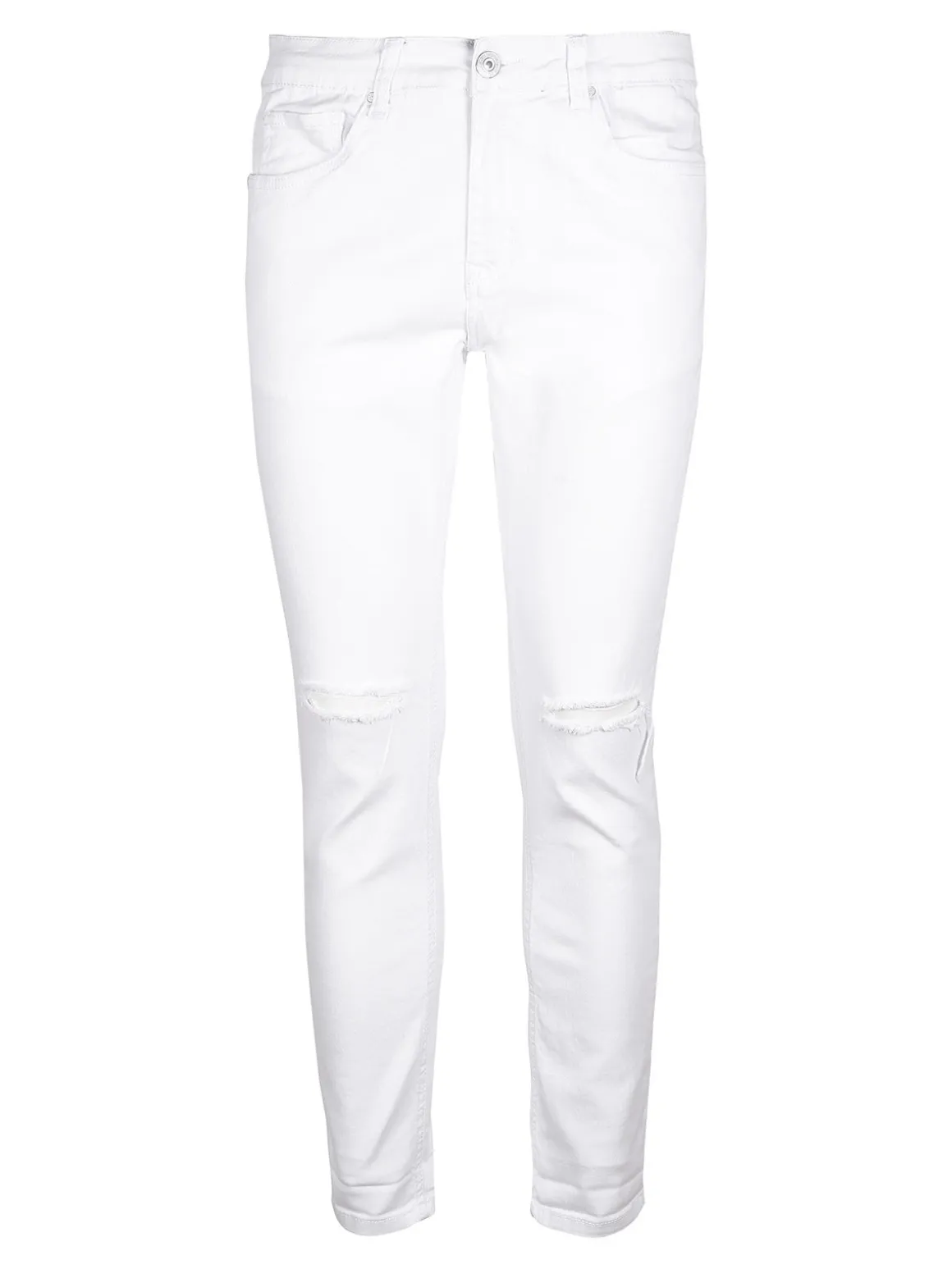 Max Tre Jeans slim fit uomo con strappi