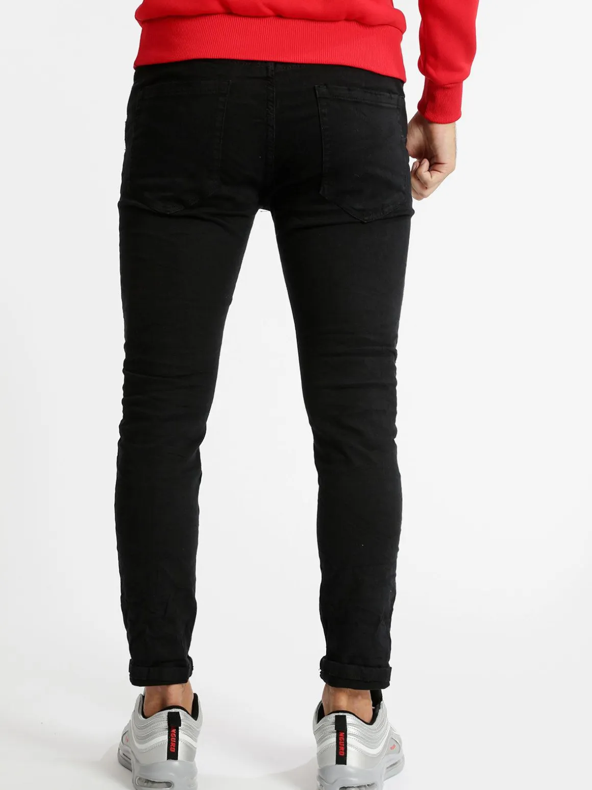 Max Tre Pantaloni bianchi strappati