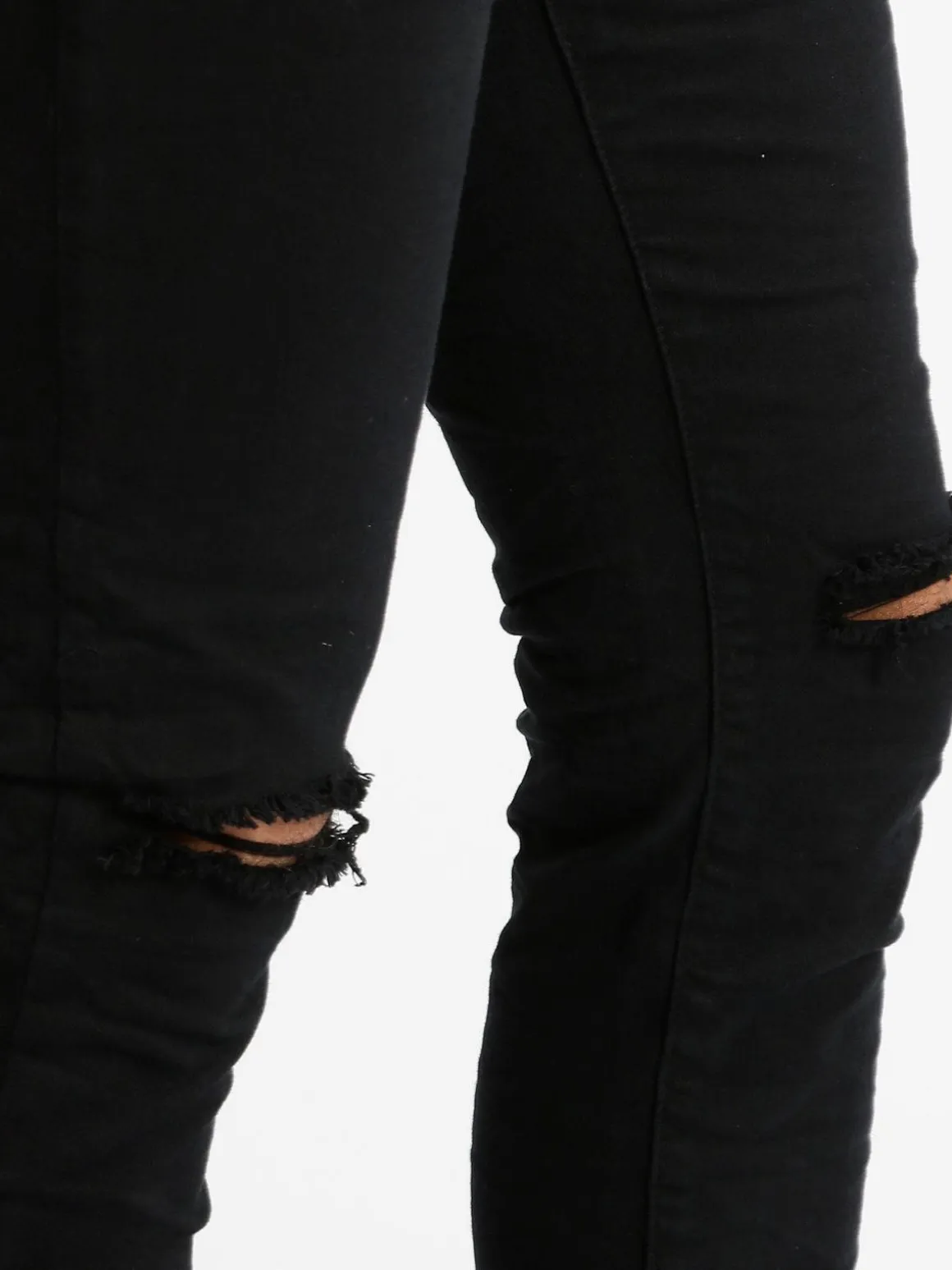 Max Tre Pantaloni bianchi strappati