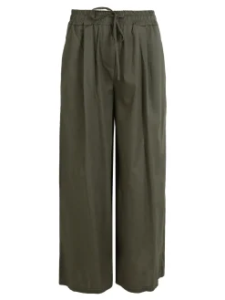 Maya Pantaloni donna a gamba larga in cotone