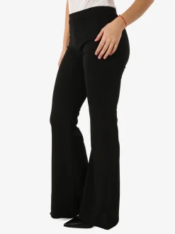 Maya Pantaloni eleganti da donna con finale a zampa - nero