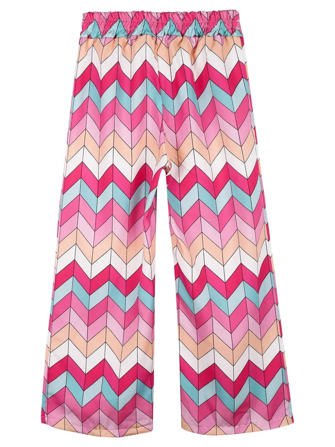Mec Girl Pantaloni da bambina a gamba larga