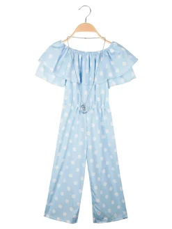 Mec Girl Tuta jumpsuite da bambina a pois