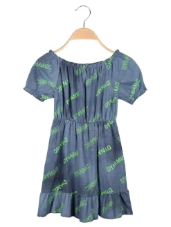 Mec Girl Vestito da bambina con scritte