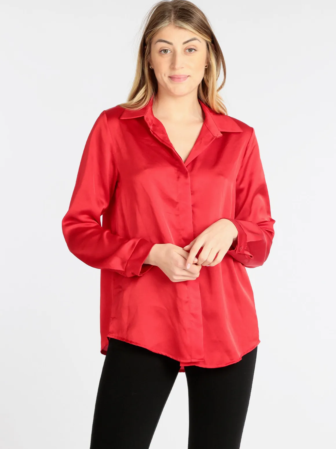 Mediya Camicia donna effetto lucido