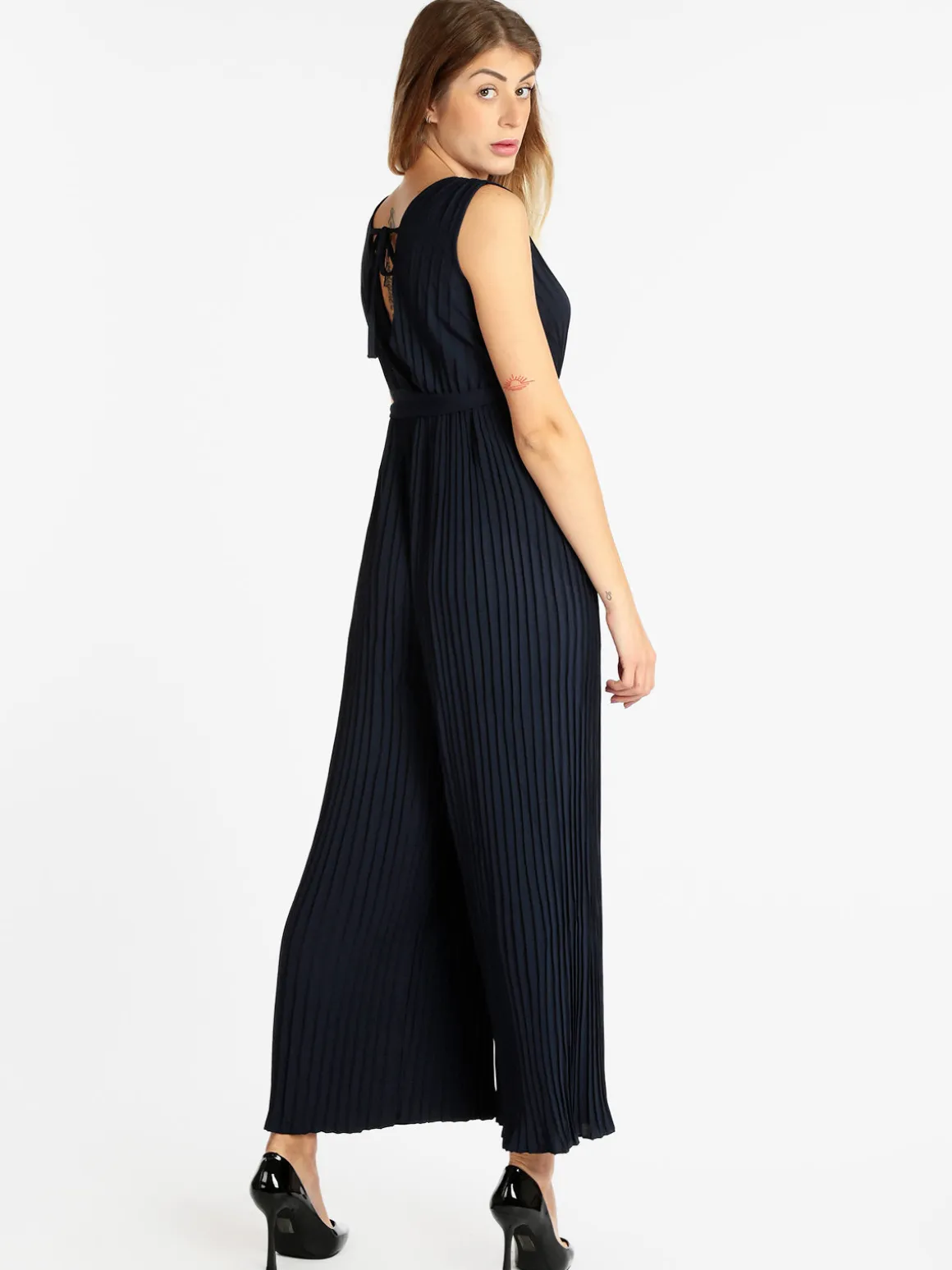 Melalondon Jumpsuite donna plissettata
