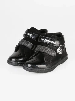 Melania Scarpe da bambina con cinturini a strappo e zip