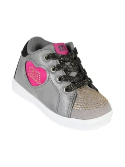Melania Sneakers alte da bambina con cerniera e zip