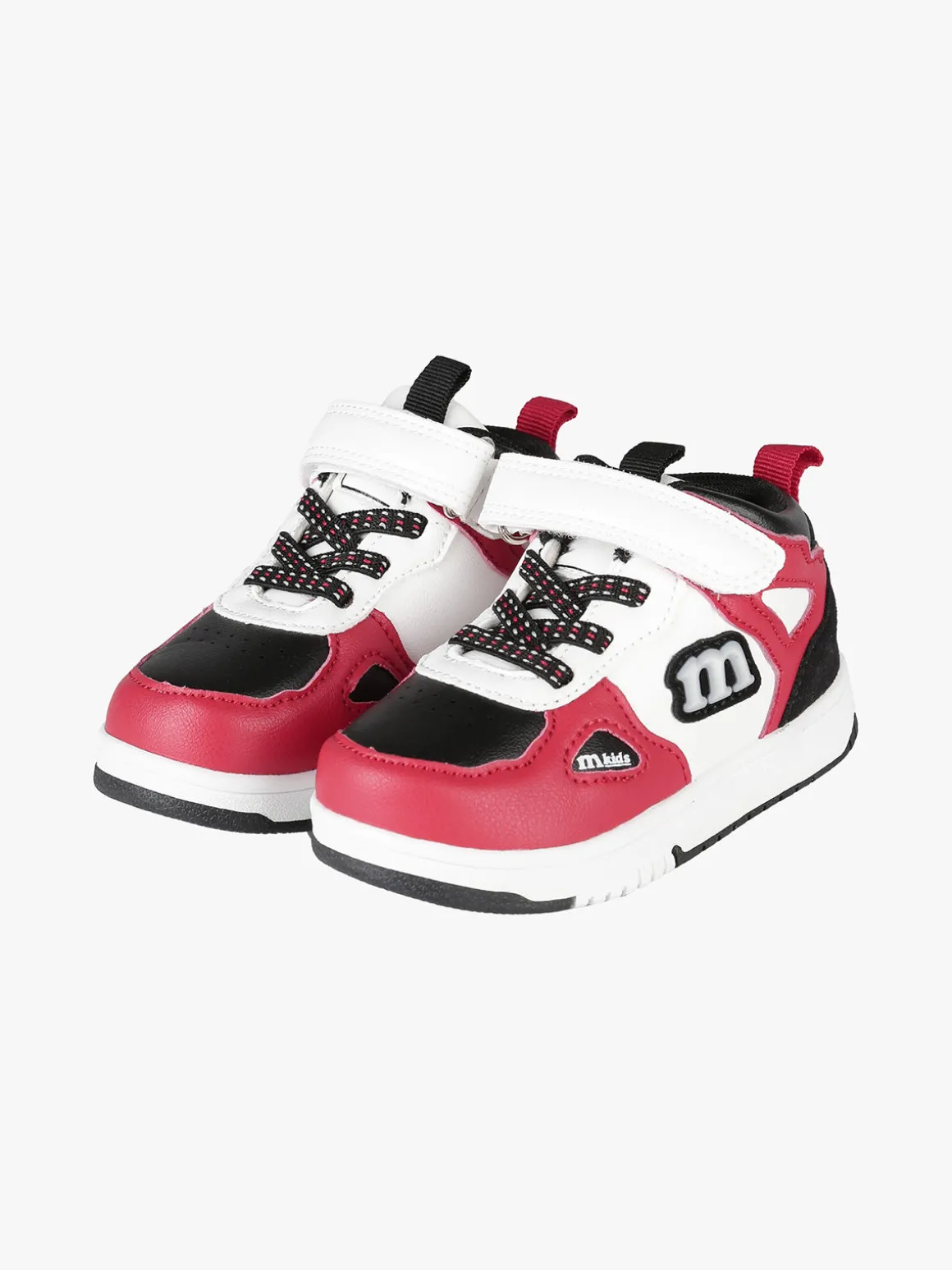 Melania Sneakers alte da bambino con cinturino a strappo