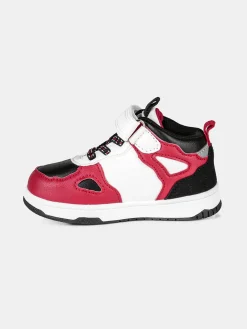Melania Sneakers alte da bambino con cinturino a strappo