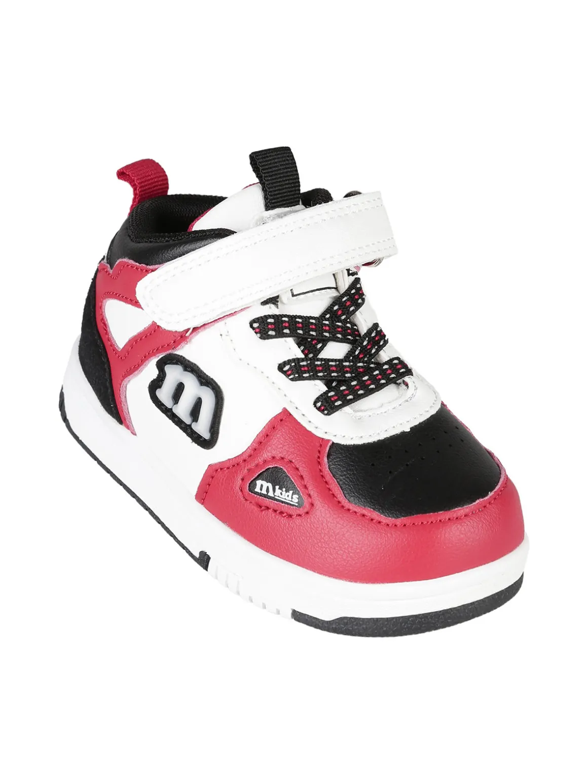 Melania Sneakers alte da bambino con cinturino a strappo