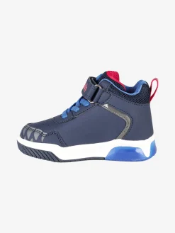 Melania Sneakers alte da bambino con luci e cinturino a strappo