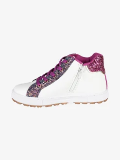 Melania Sneakers alte da ragazza con paillettes colorate