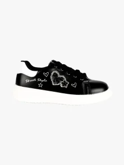 Melania Sneakers basse da ragazza con strass