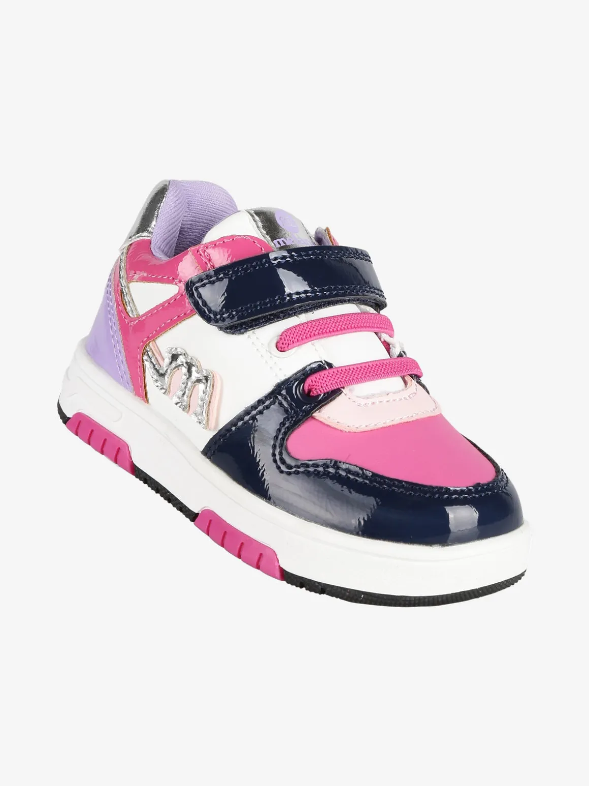 Melania Sneakers bicolor da bambina con strappo