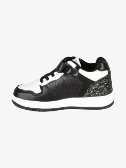 Melania Sneakers da bambina bicolore con cinturino a strappo