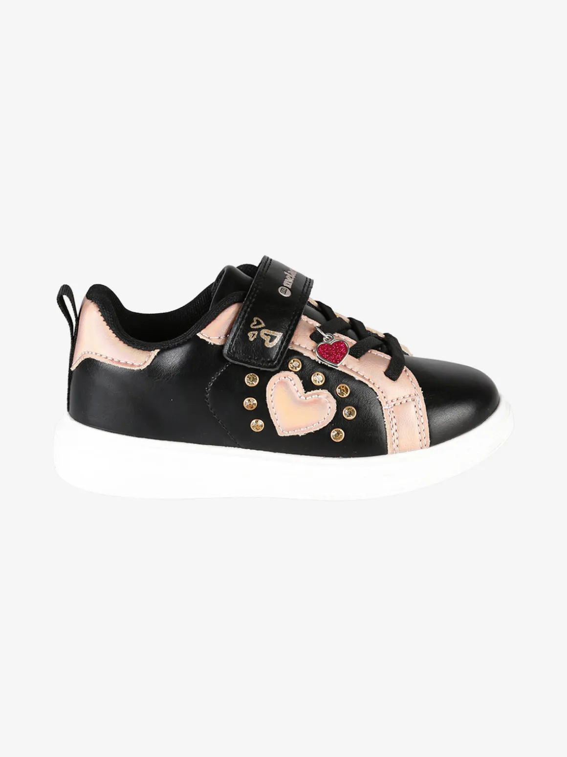 Melania Sneakers da bambina con cinturino a strappo