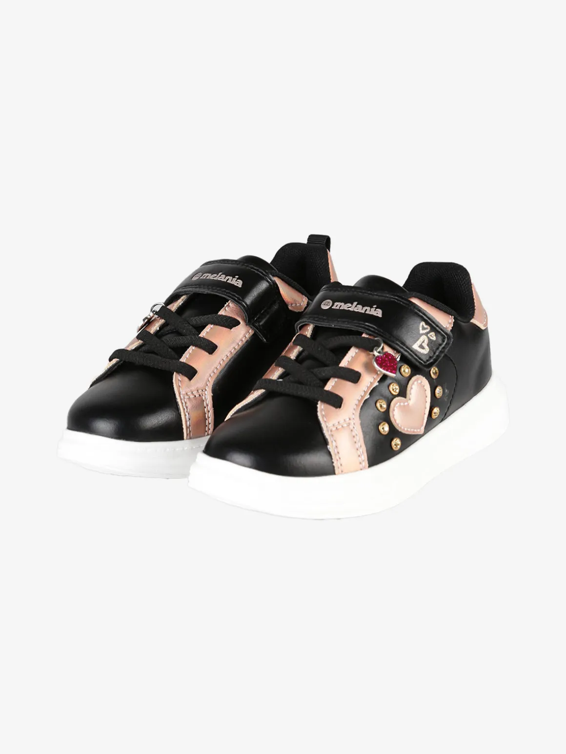 Melania Sneakers da bambina con cinturino a strappo