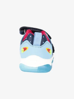 Melania Sneakers da bambino con luci e cintuino a strappo