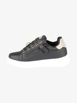 Melania Sneakers gioiello da bambina con lacci e zip