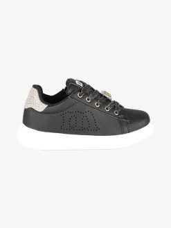 Melania Sneakers gioiello da bambina con lacci e zip