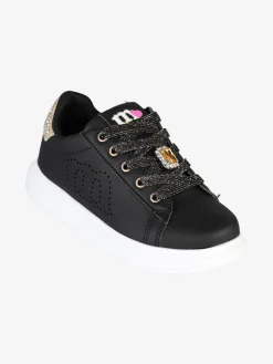 Melania Sneakers gioiello da bambina con lacci e zip