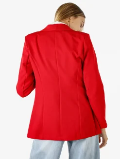 Melitea Blazer donna aperto - rosso