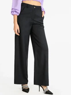 Melitea Pantaloni donna a gamba larga