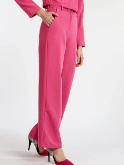 Melitea Pantaloni donna eleganti a gamba larga