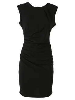 Melitea Vestito smanicato da donna a tubino - nero