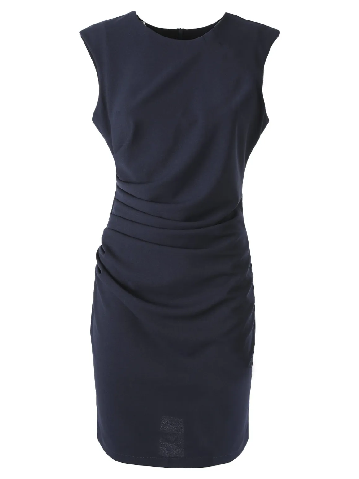 Melitea Vestito smanicato da donna a tubino - blu scuro