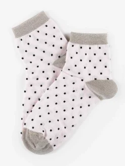 Meri Calze corte donna a pois