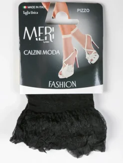 Meri Calzine moda con pizzo