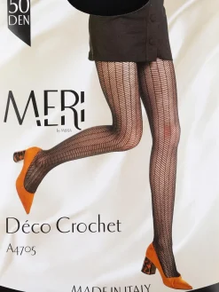 Meri Collant déco crochet 50 denaro
