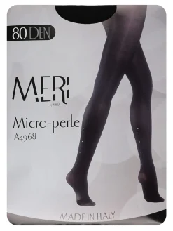 Meri Collant donna con micro perle 80 denari
