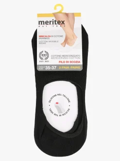 Meritex 2 Paia di fantasmini unisex in filo di scozia