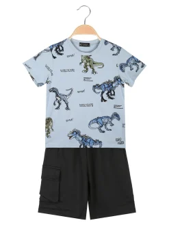 Mg Fashion Studio Completo corto da bambino con t-shirt e bermuda