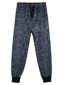 Mg Fashion Studio Completo tuta 3 pezzi da ragazzo con cappuccio e zip - blu