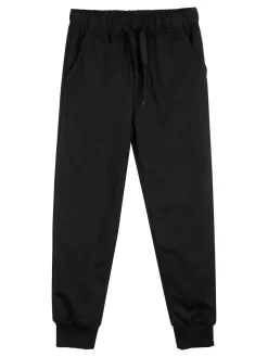 Mg Fashion Studio Completo tuta 3 pezzi da ragazzo con cappuccio e zip - nero